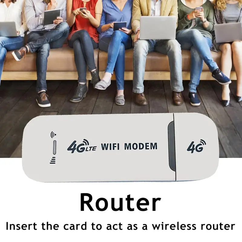 Modem WiFi USB 4G All Operator LTE SIM Card Dongle 500Mbps Modem MiFi Mobile WIFI support 10 devices 1