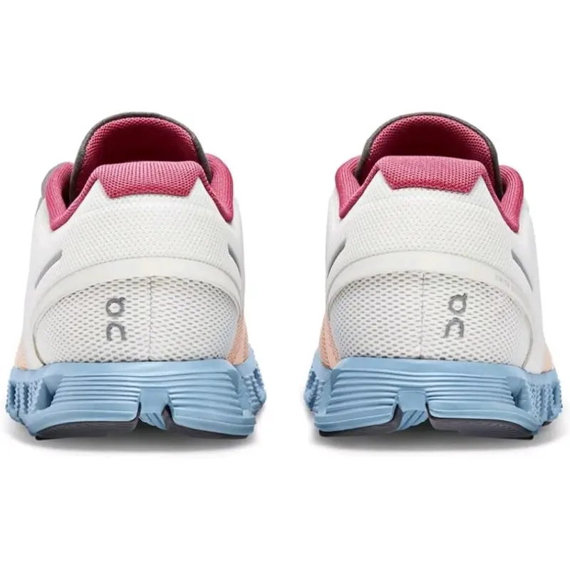 On cloud on 5 ice prairie pink/blue-sepatu lari wanita 4