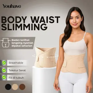 You've (You Have) Korset Pinggang Korset Saraf Kejepit Pria Wanita Vevina 401