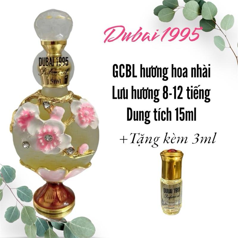 [ Kèm 3ml ] Tinh dầu nước hoa dạng chấm (dành cho nữ) hoa lài 15ml Perfume oil