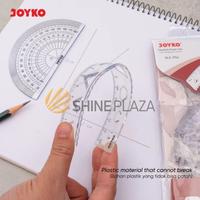 Gambar Penggaris Plastik Fleksibel 4 in 1 RLS-PS4 Joyko - Ruler Set Matematika dari Shine Plaza Kota Bandung 3 Tokopedia
