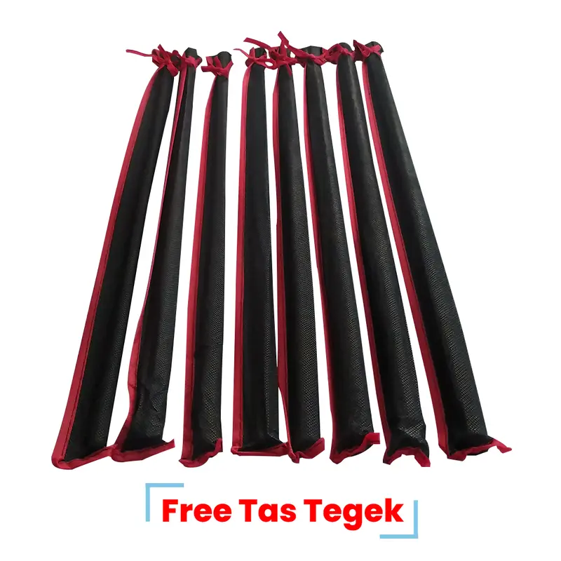 Joran Tegek Bugatti Carbon Fullset Size 2,7M - 7,2M Putih Biru Fishing Rod Telescopic Murah 2