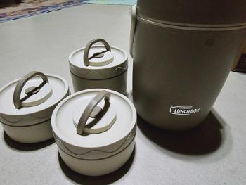 Product Review of RJ Kotak rantang Bulat 2 & 3 Tingkat  // lunchbox premium // bento bahan Stainless Steel 316L from S** I**l 0