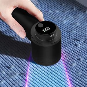 充電式ファブリックシーバー、3段階スピード＆6枚刃デザインのリント除去器、衣類や家具、ソファ、毛布用のポータブル電気掃除機