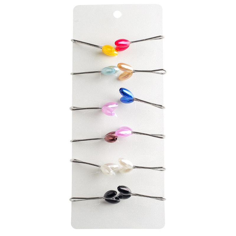12pcs sharp  clip hijab Pin bros turkish Mix Color Hijab clip 4