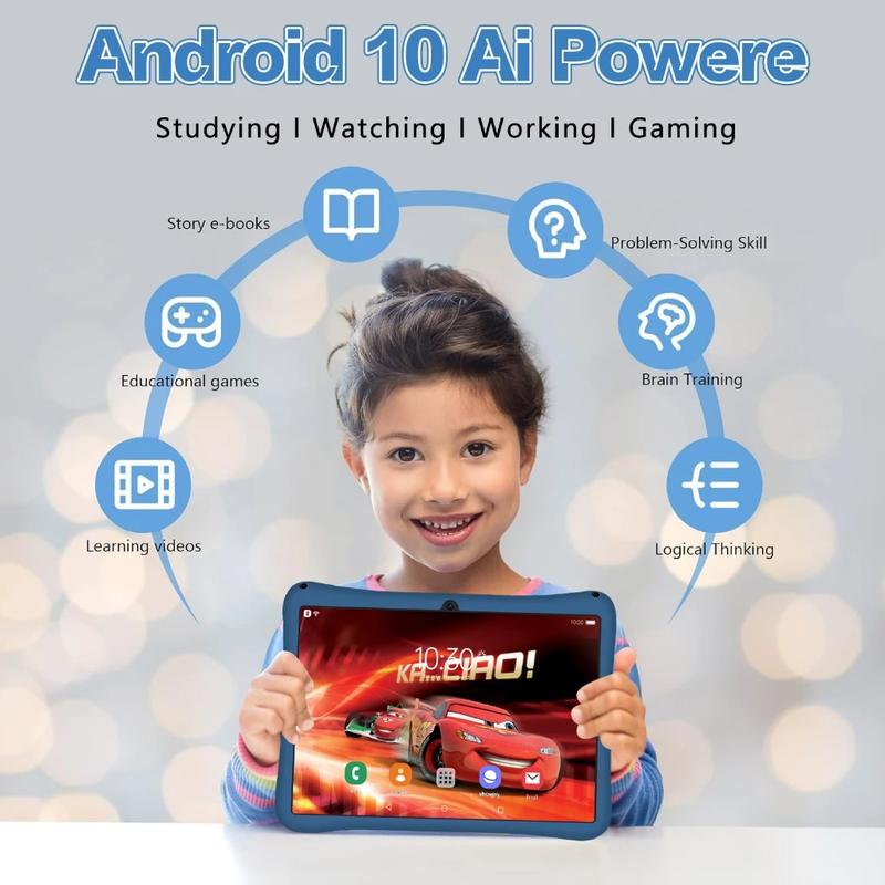 【Bisa COD】Tablet PC Baru Galaxy F13 Ultra Kids Edition 6GB+128GB Tablet Android 7 /10.1 inch Layar Full Screen Layar Besar Wifi 5G Bluetooth 6
