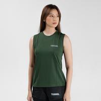 Gambar Terrel sportswear basic tanktop green women dry fit running gym yoga kaos olahraga wanita Outdoor Pakaian - XL dari Terrel Sportswear Kota Bandung 4 Tokopedia
