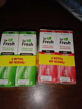Product Review of (ISI 2) SO FRESH Minyak Angin Aromatherapy 10ml | ROOL ON EUCALYPTUS & HOT from B**a I** 0