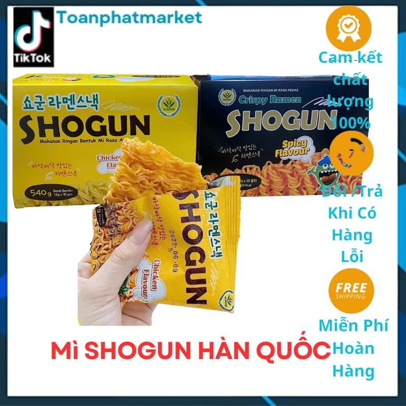 Mỳ SHOGUN Hàn Quốc 540G 30 gói Ăn Liền Rắc Phô Mai-Cay mỳ ăn liền trẻ em Hàn Quốc shogun,mỳ Enaak