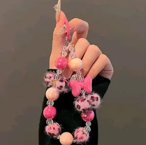 (free mikka) tali gantungan hp stap phone manik manik seri marmer premium