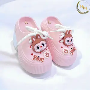 Sandal Platform Anak Labubu Nyaman Anti Licin Sepatu Sendal Baim Wedges Anak Perempuan Ringan Empuk Fashion Kaki