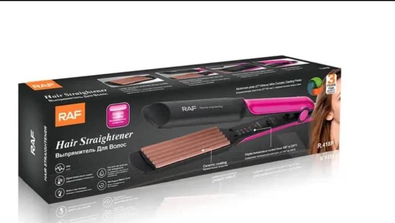Product Introduction of RAF StraightCare Essential ThermoProtect straightener. 2 temperature settings 1