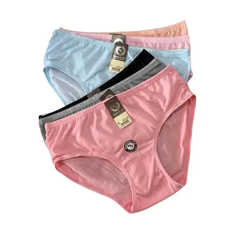 6 Pcs Celana Dalam Wanita Dewasa Mirip Yss 2907 Katun Poliester Polos Lucu Cewek Motif Remaja Cd Murah Dasar Panites celana dalawa cewek 0