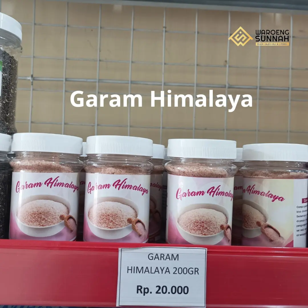 GARAM HIMALAYA 200gr - HIMALAYA SALT -NON REFINASI garam  ajaib