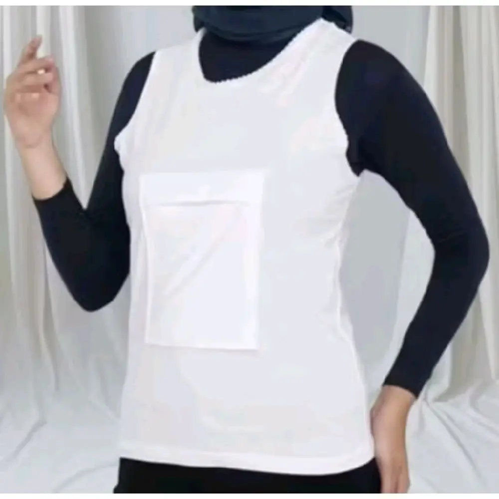 Singlet katun umroh dan haji wanita