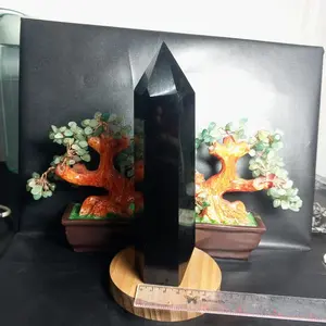 Natural Pointer / Tower Black Obsidian Big (5)