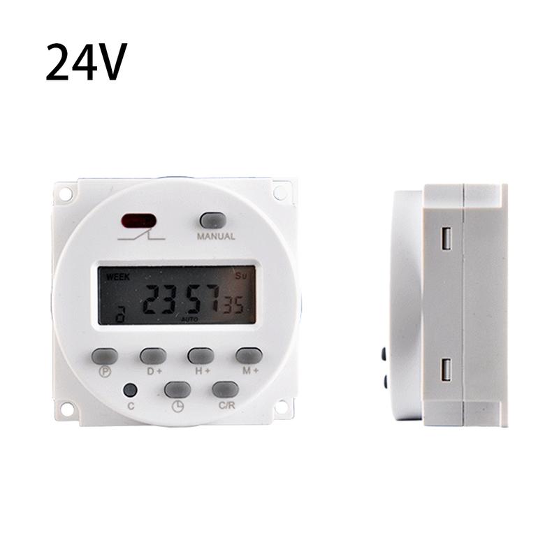 Time Switch Digital Weekly Programmable Adjustable Advertising Box Lamp Timer Light Relay Electronic Rechargeable Charger 6