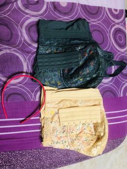 Product Review of satin KORSET STYLE 7cangkuk ,super big, soft smooth baju dalam Floral  Lace 3/4 Coverage s m l xl CORSET Underwear Bra from S**i 1