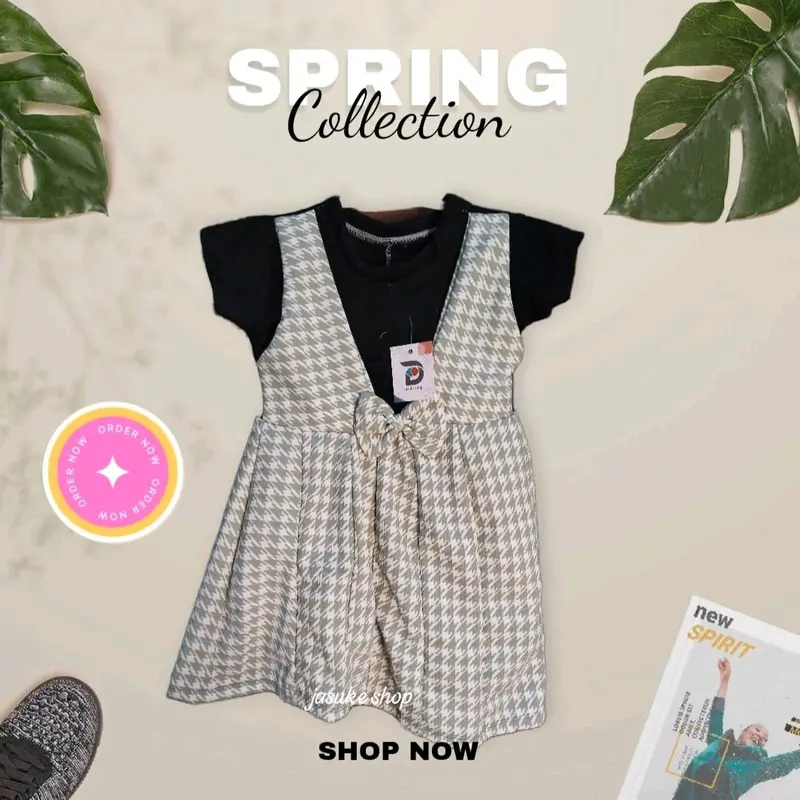 Dress anak perempuan lucu usia 1-3 tahun Anak-Anak 2