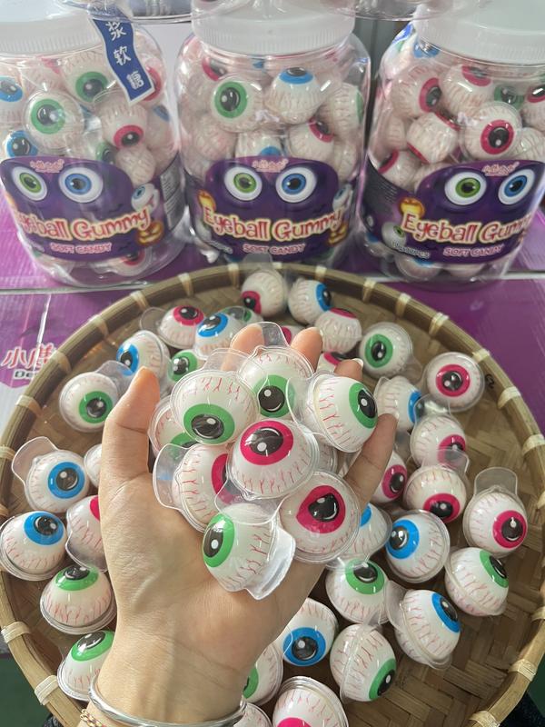 Kẹo dẻo hình mèo kitty Labubu - hình con mắt - hình dưa hấu -dâu . Được chọn vị.