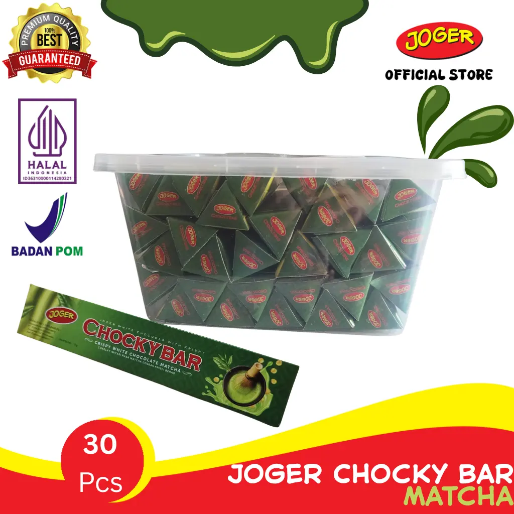 Joger Chocky Bar Rice Crispy isi 30 Matcha