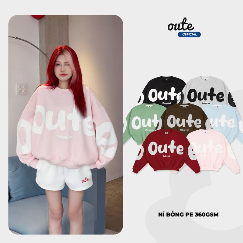   COLLECTION TẾT  Áo Sweater Outerity OEOE Form Boxy   Nỉ Bông Dày Dặn Unisex Nam Nữ 