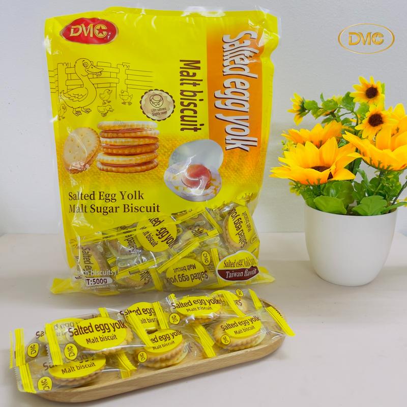 Bánh Quy Vị Trứng Muối DMC Gói 500g Ăn Ngon Nhất Định Phải Thử 2