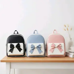 ZEPANY Tas Ransel Pita Gemas Mini Backpack Wanita Korea Style - Tas Sekolah & Jalan Aesthetic SD,SMP Ukuran T27 P23 L8 cm Cocok untuk Sekolah dan Kegiatan Sehari-hari