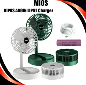 (COD)Kipas Lipat Portable Kipas Angin Mini Isi Ulang USB Kipas Mini Portable