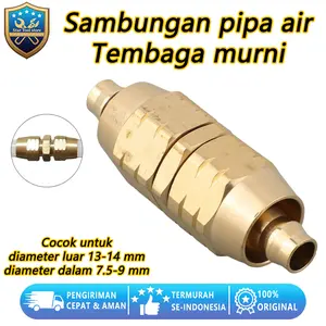Sambungan Selang Kuningan Kualitas Terbaik Untuk Sistem Angin Bertekanan Tinggi Tahan Lama Lebih Hemat Dapat Dipasang Kembali Cocok Untuk Diameter 13 14 mm