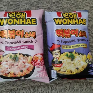 Wonhae Topokki Snack Cheese Buldak 80gr