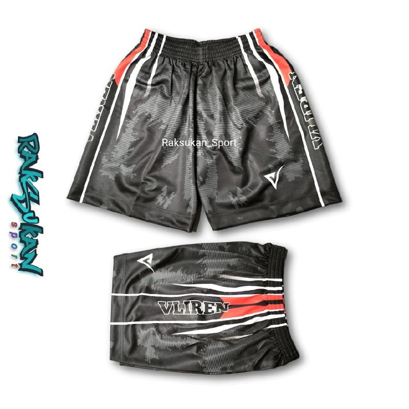 Celana Voli Volly Vliren Celana Printing Pria Celana Olahraga Kolor Voli celana Boxer Sport 0