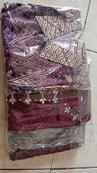 Product Review of Aywears - Set couple pasangan BURGUNDY kebaya brukat kurung malika dan rok songket dan kemeja battik pasanga.  Kondangan Wanita Pesta from m**a b**g 0