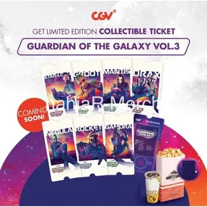Guardians of the Galaxy Vol. 3 x CGV Official Collectible Ticket Set