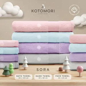 KOTOMORI Sora Series - Handuk Mandi Bayi dan Anak Handuk Tangan Handuk Wajah Sapu Tangan
