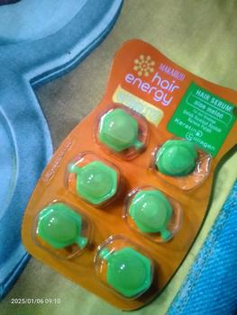 Product Review of Find it Store - Makarizo Hair Energy VITAGLITZ Hair Keratin Serum ROYAL JELLY | ALOE MELON 6 x 1 mL | NEW 20x1ml | Hair Serum / Serum Rambut / Vitamin Rambut / Serum Perawatan Rontok Treatment Berminyak Catokan Haircare Kering from k**3 1