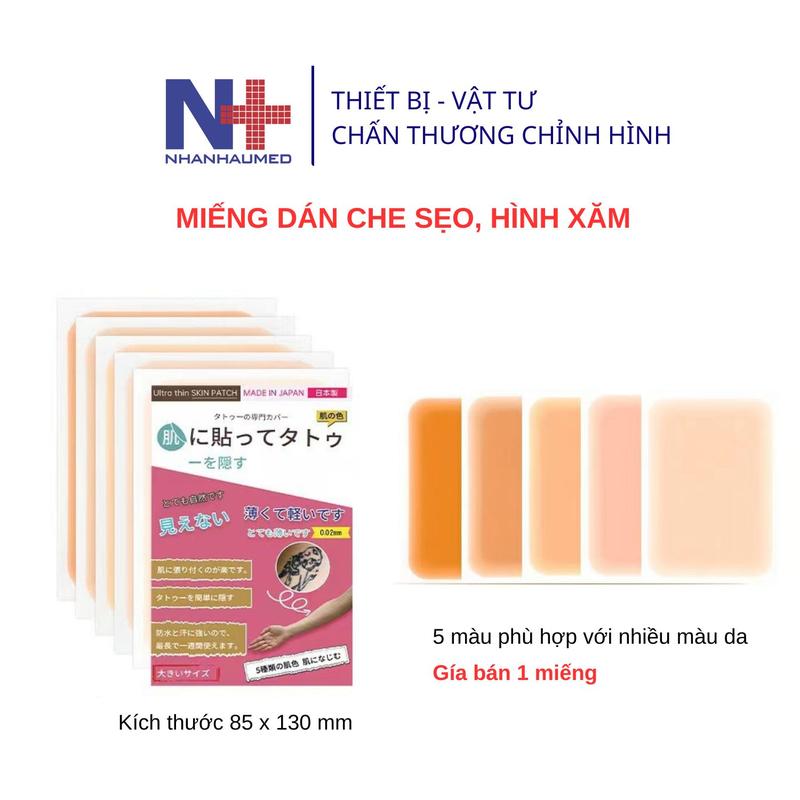 Miếng Dán Che Sẹo Che Hình Xăm Chống Thấm Nước Phù Hợp Nhiều Màu Da