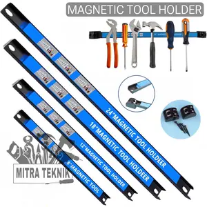 Magnetic Tool Holder Gantungan Magnet Alat Perkakas 12" 18" 24"  Gantungan Magnet Alat tukang