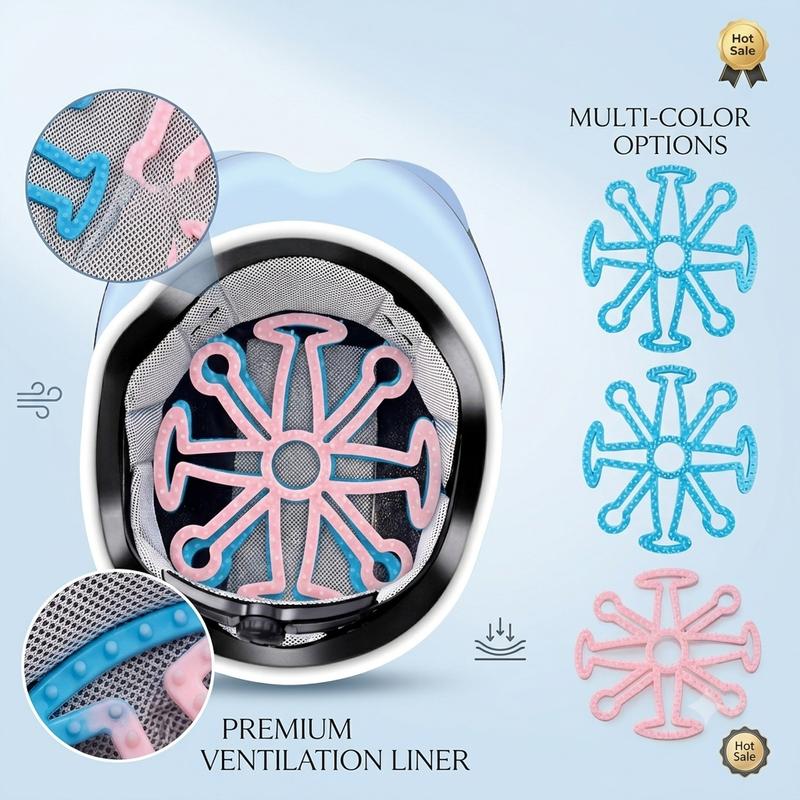 Lót mũ bảo hiểm Silicon Massage chống nóng, thông thoáng làm mát bảo vệ da đầu