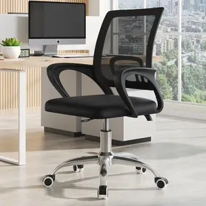 [Perhatian: Produk utama tidak termasuk, bonus gratis hanya sekrup dan kemasan penguat.]Key life Kursi Kantor Putar Ergonomis Kursi Kerja Kursi Belajar Hidrolik Kursi Cafe Kursi Kasir Leaning Chair Furniture Minimalis Nyaman
