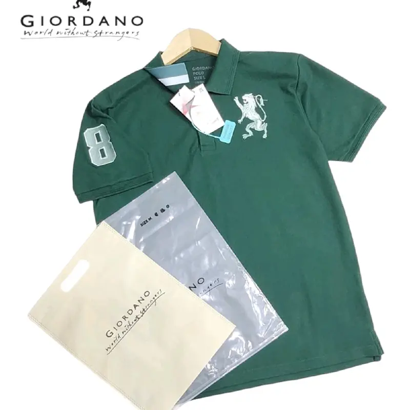 Kaos Kerah Polo Pria Kaos Kerah Giordano Pria / Kaos Kerah Pria / Pakaian Pria / Kaos Giordano 1