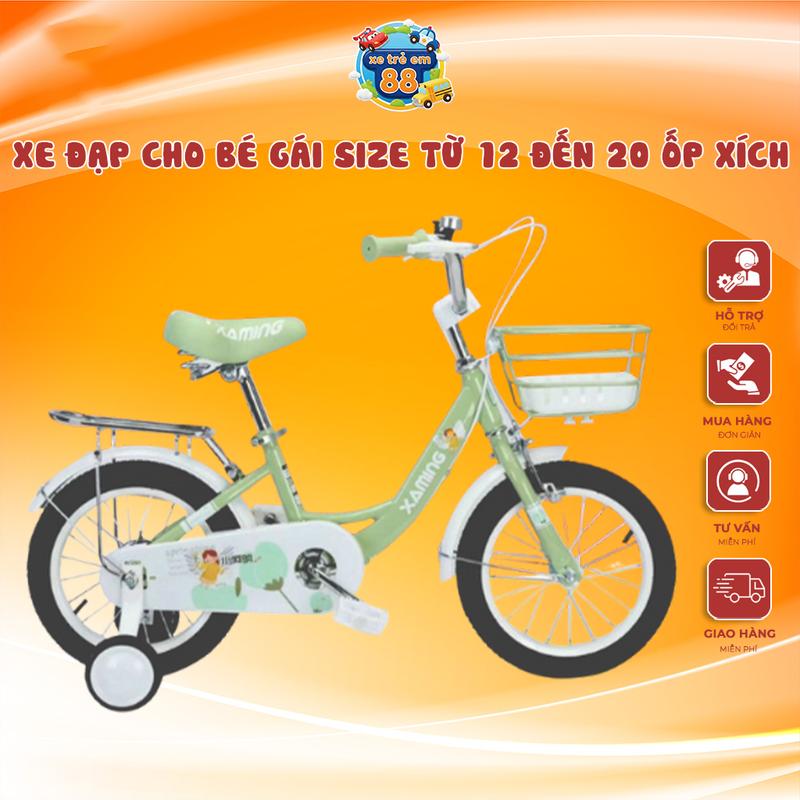 Xe đạp cho bé gái size 12 đến 20 ốp xích hình con bướm Đồ Chơi Toy kiotool xe đạp mini bike xe đạp fixed gear road mini xe đạp xe dap vina 48 13 magicbros cx8 xe đạp limit 001 lotus bike