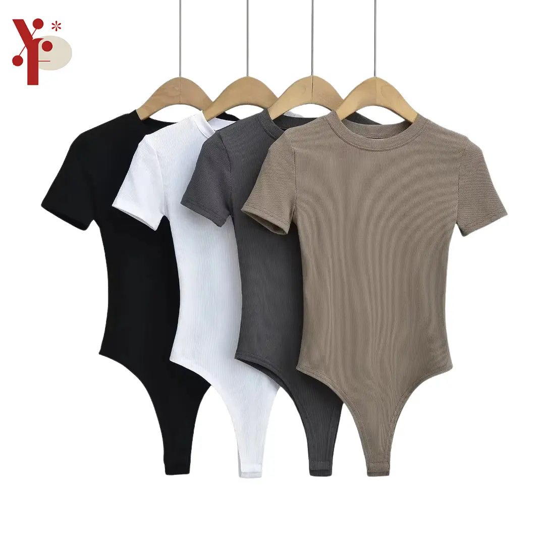 Yoona BJ522 Atasan Wanita Riel Body Suit Basic Kaos Pendek Bodycon Baju Lengan Pendek Korean Style