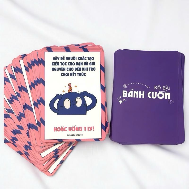 Bộ bài Bánh Cuốn - càng chơi càng cuốn, trò chơi không thể thiếu dành cho nhóm bạn