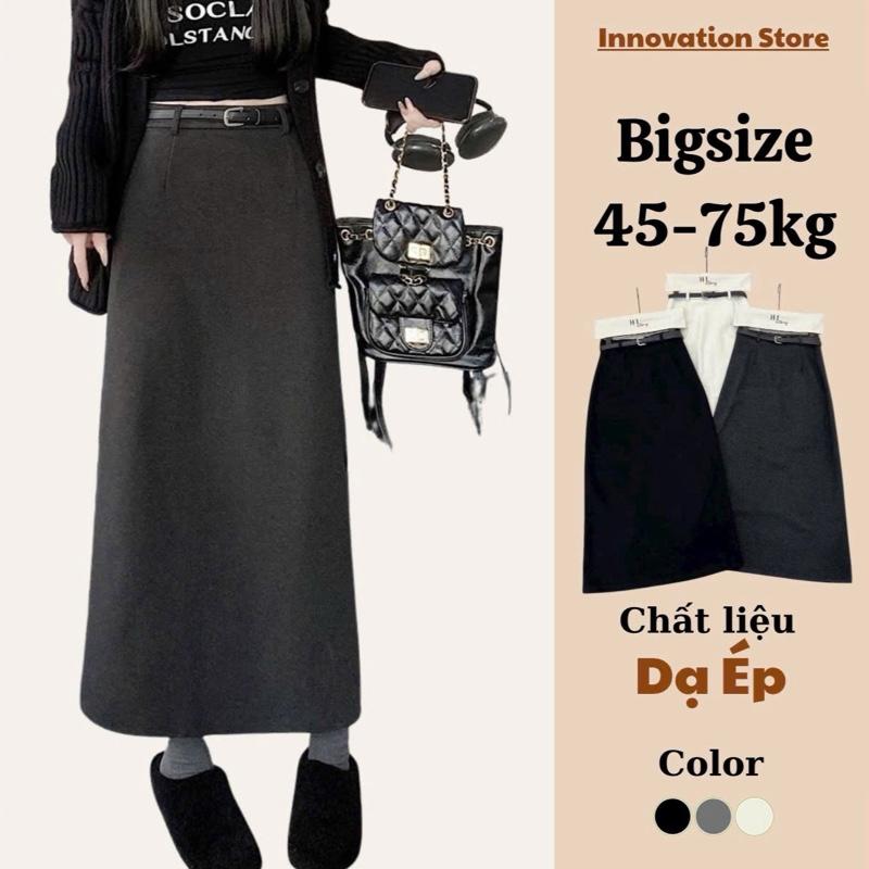 Váy Dài Form Chữ A Xẻ Sau Chất Dạ Ép Basic Mặc Thu Đông TA-088 Nữ Women