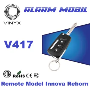 Alarm Mobil Vinyx V417 Model Kunci Lipat Universal Tuk Tuk Car Kabel Kendaraan