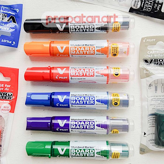 Gambar Pilot White Board Marker V Board Master Refill | Spidol Papan Tulis - MARKER, BLACK dari Toko Prapatan_NEW Kota Administrasi Jakarta Timur Tokopedia