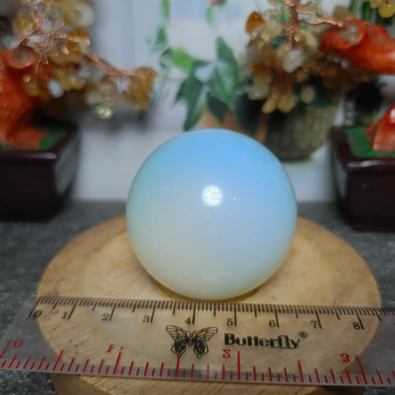 Stone Opalite Sphere (1) Batu Buatan