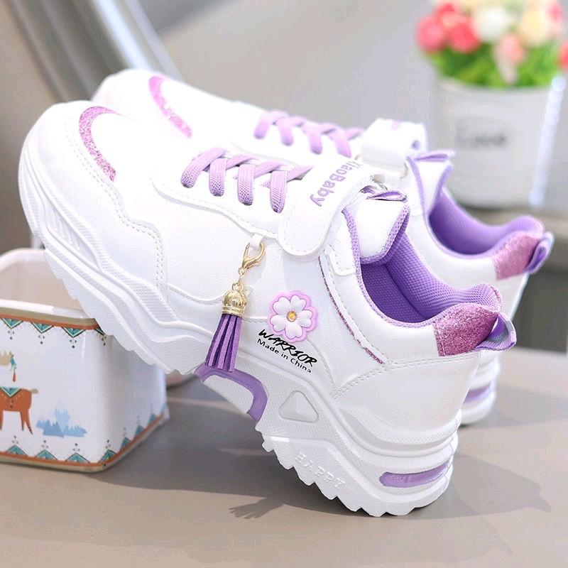 BAYAR DI TEMPAT SEPATU SNEAKERS ANAK ANAK PEREMPUAN KOREAN STYL WRR01 Kids 3