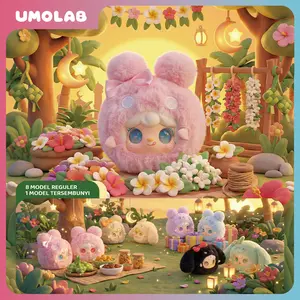 Yooki V11 Bunny Boo / Si Kelinci Gemes Series｜Blind Box Gantungan Boneka Super Gemes｜Aksesori Tas Gemes & Unik｜Vinyl Face Plush Doll｜Boneka Fluffy｜Present｜Kado Hadiah Lebaran By UMOLAB
